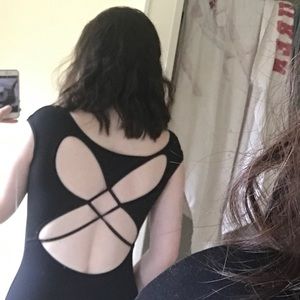 Bloch black ballet leotard